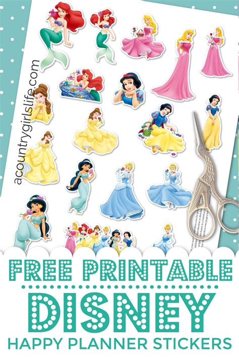 Free Printable Princess Stickers Download Free Printable Princess