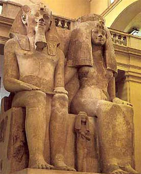 Amenhotep Iii Queen Tiye Cairo Museum Egypt Amenhotep Iii