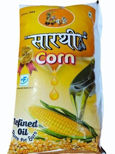 Sarthi Refined Corn Oil 1 Ltr Pch Packaging Type Pouched At Rs 140