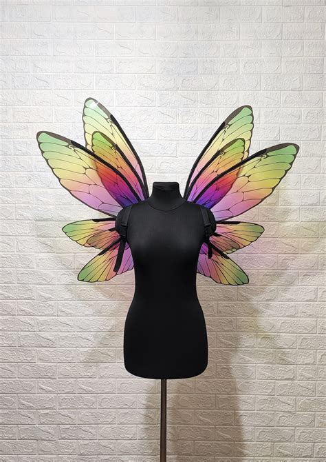 Rainbow Fairy Wings, Fairy Wing Dress, Costume Cosplay, Butterfly Fairy ...