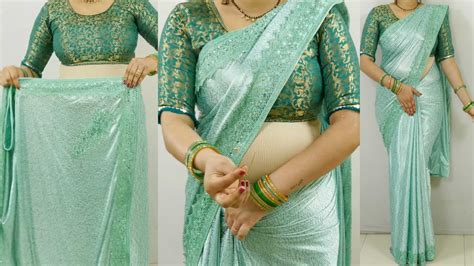 Saree Draping Perfectly To Look Slim And Tall साड़ी पहनने का सही तरीका