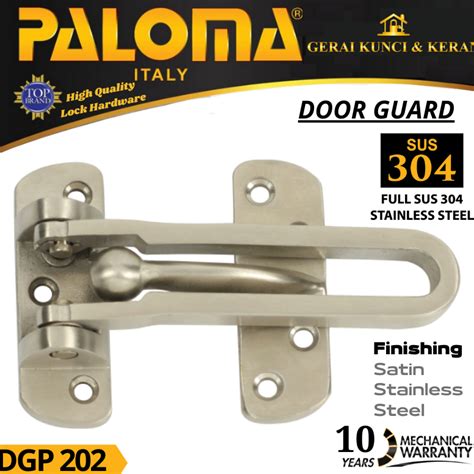 Jual PENAHAN PENGAMAN PINTU DOOR GUARD PALOMA DGP 202 STAINLESS STEEL