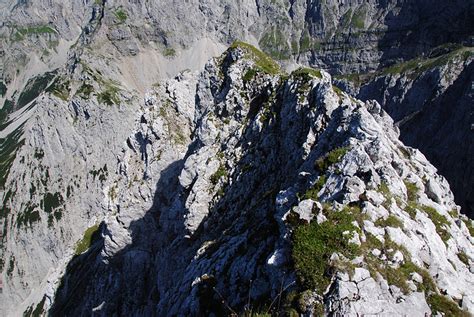 Der Grat im Rückblick Fotos hikr org