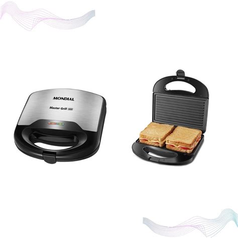 Sanduicheira E Misteira Master Grill Premium Inox S V