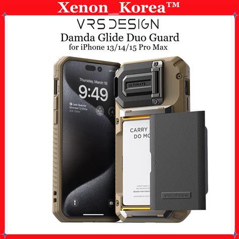 Vrs Design Damda Glide Duo Guard Card Storage Phone Case Shopee