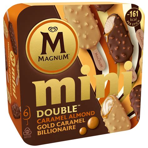 MAGNUM Mini Double Caramel Almond Gold Caramel Billionaire ALDI SUISSE