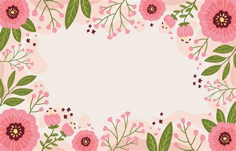 Simple Pink Floral Background 1880013 Vector Art at Vecteezy