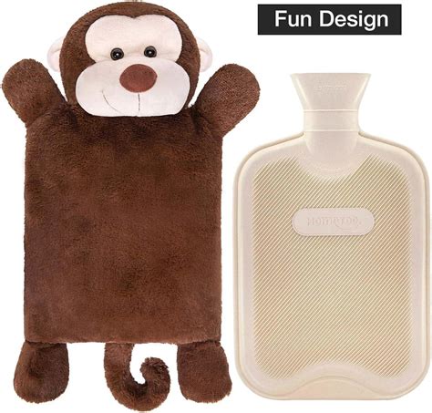 Hometop Premium Adorable Rubber Hot Or Cold Water Bottle With Cute
