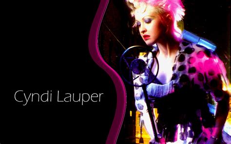 Cyndi Lauper Pop Dance New Wave Glam Poster Wallpapers HD