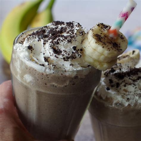 Healthy Oreo Banana Milkshake Food Meanderings