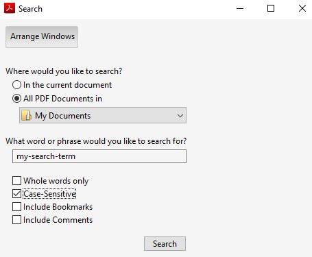 How To Search For Text Inside Multiple Pdf Files At Once