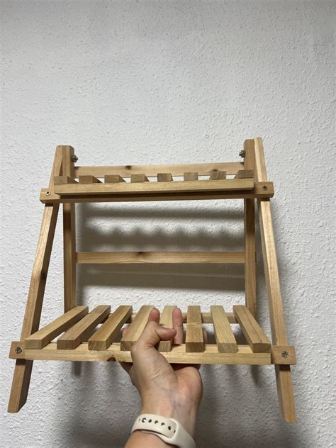 Wooden rack, Furniture & Home Living, Furniture, Shelves, Cabinets ...