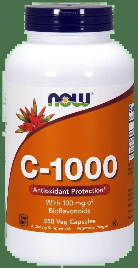 Now Foods Vitamin C 1000 With Bioflavonoids Witamina C Z