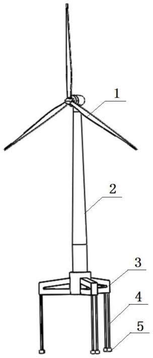 一种张力腿系泊海上浮式风机基础结构及海上浮式风机系统