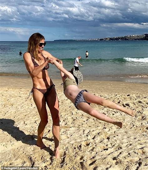 Laura Csortan 45 Shows Off Her Sensational Bikini Body Aboard A