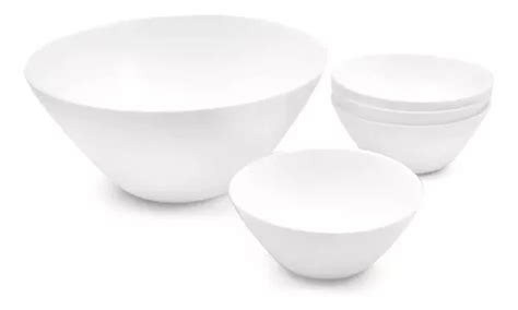 Set Ensaladera Compoteras Vidrio Templado Duralex Opaline