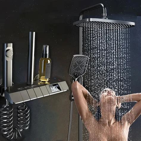 Hoshower Ensemble De Douche Affichage Num Rique Canonique Thermodouche