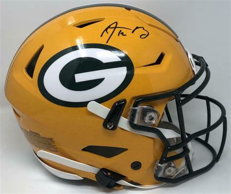 Aaron Rodgers Signed Green Bay Packers Full-Size Authentic On-Field ...