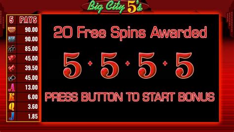 Big City 5s Slot Review Demo And Free Play Rtp Check