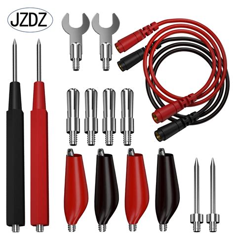 JZDZ 16 In 1 Multimeter Test Leads Kit Replaceable Jumper Wires With