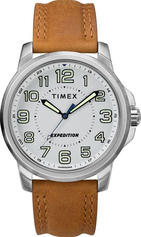 Timex® Expedition Metal Field 40mm Leather Strap Watch Walmart Canada