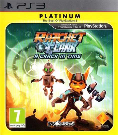 Ratchet Clank Future A Crack In Time Playstation Box Cover