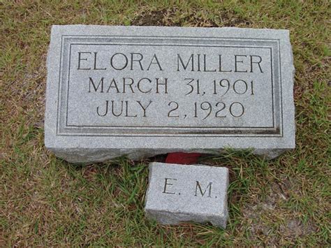 Elora Mayberry Miller 1901 1920 Homenaje De Find A Grave