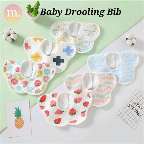 Baby Drooling Bib 100 Cotton Round Neck Babies And Kids Babies And Kids