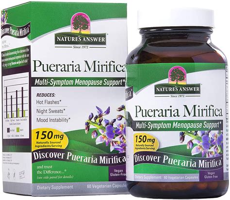 Pueraria Mirifica Supplement | Vegetarian Capsules | PipingRock Health ...