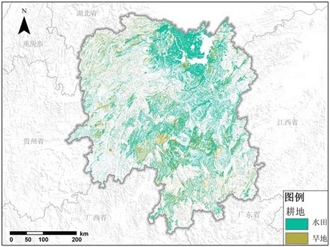 湖南省耕地资源空间分布产品 土地资源类数据 地理国情监测云平台