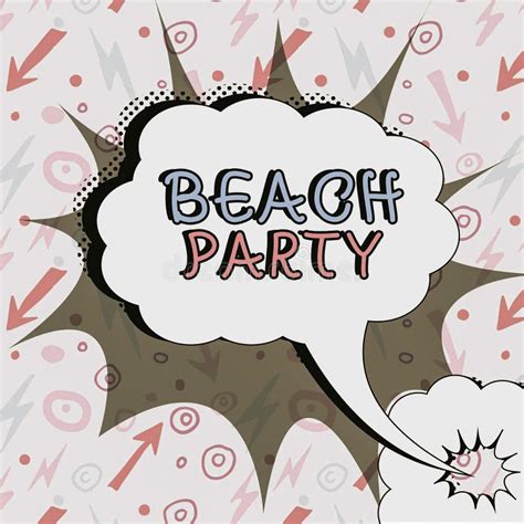 Handschriftenstragerij Woord Voor Een Klein Of Groot Festival Op Zee Dat Gewoonlijk Bikini