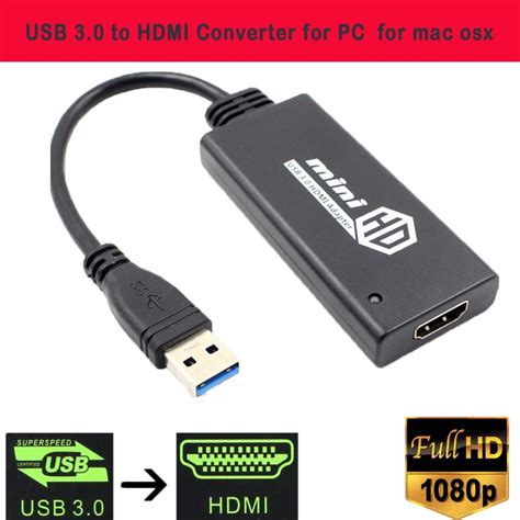 Usb30 To Hdmi Video Adapter Computers And Tech Parts And Accessories