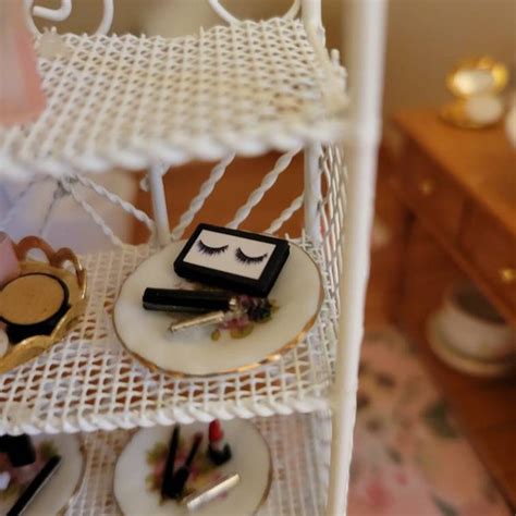 Dollhouse Miniature Makeup Cosmetic Lashes And Mascara One Inch Scale