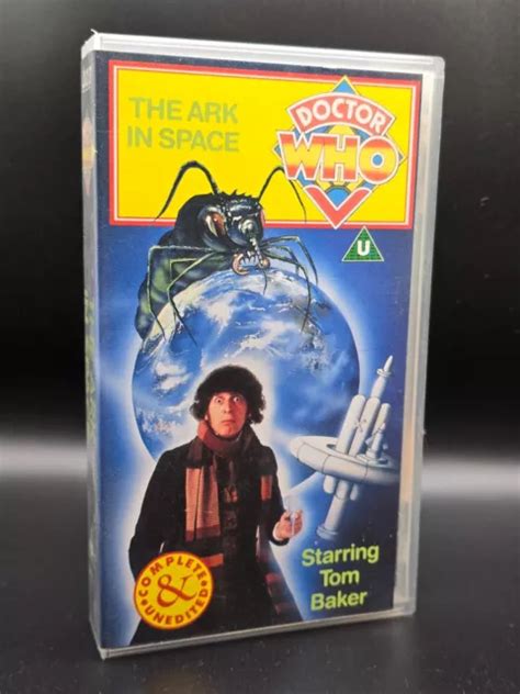 Doctor Who Vhs Video Cassette The Ark Of Space Tom Baker Complete And Unedited £9 99 Picclick Uk