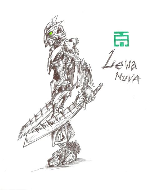 Toa Lewa Nuva By Ryoukazehara On Deviantart Bionicle Heroes Lego