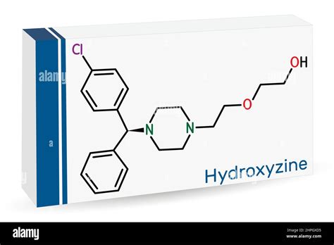 Hydroxyzine Molecule It Is Antihistamine Drug Used To Treat Anxiety