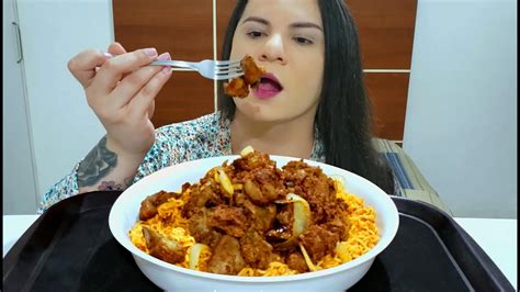 F Gado De Frango Delicioso Miojo Asmr Comida Mukbang Brasil Youtube