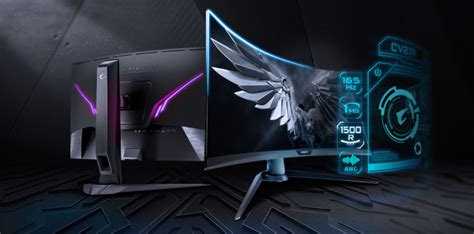 Gigabyte Aorus Cv F Curved Gaming Lcd Mit R W Lbung Freesync