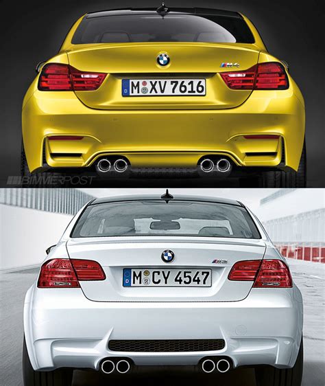 Comparison F82 M4 Versus E92 M3 Coupe Updated With Real Life Pics