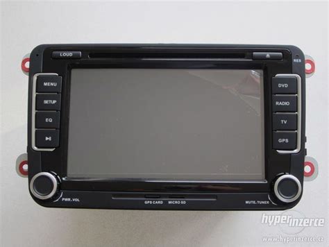 VW SKODA SEAT Dotykove Autoradio Navi 7disp GPS DVD BT USB Bazar