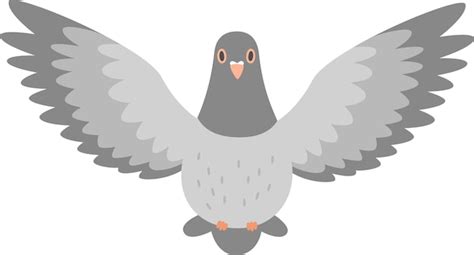 Premium Vector Pigeon Bird Flying