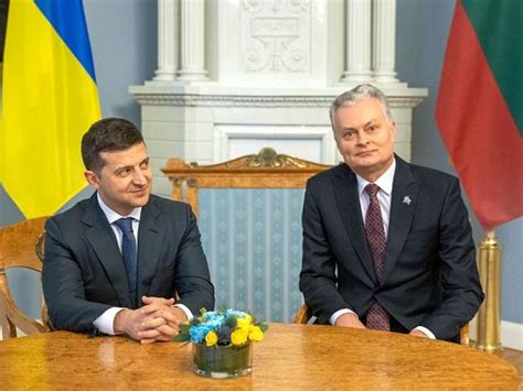 Lithuanian President S Unannounced Visit To Kyiv Discussions On Nato