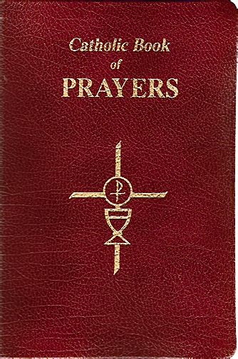 Catholic Book Of Prayers Large Giant Print 16 Point Type Softcover Burgundy Leather