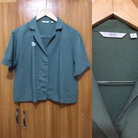 Uniqlo Green On Carousell