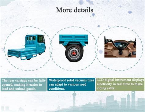 Electric Tricycle Rally Cargo Hydraulic Elevator Tricycle Electric