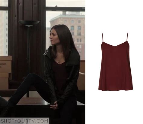 Eye Candy Season 1 Episode 1 Lindys Burgundy Camisole Shop Your Tv