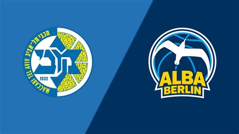 Maccabi Tel Aviv Vs Alba Berlin 11 30 23 Stream The Game Live