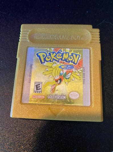 Pokemon Gold Item Only Gameboy Color