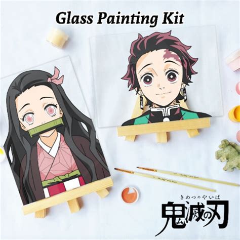 Paint With Me Anime Glass Painting Painting Tanjiro Kamado From Demon Slayer Atelier Yuwa Ciao Jp