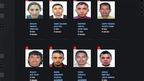 Salvadoreños buscados por Interpol YouTube